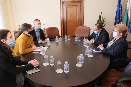 The Minister of Foreign Affairs Teodora Genchovska received the Ambassador of Romania in Sofia H.E. Ms. Brândușa Predescu