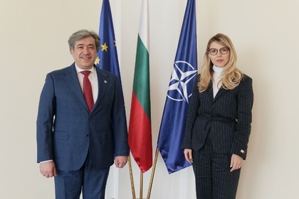 Deputy Minister Velislava Petrova received the Ambassador of the State of Qatar