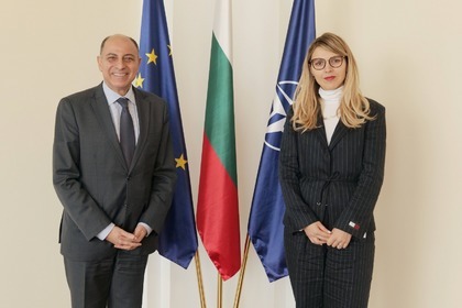 Deputy Minister Velislava Petrova received Egyptian Ambassador Khalid Ibrahim Emara