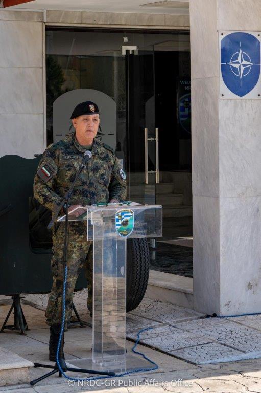 Bulgarian National Day celebration at the NATO Rapid Deployable Corps Greece 