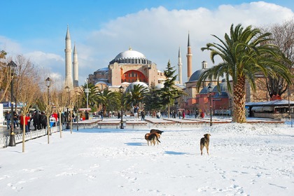 Предстоящи обилни снеговалежи в Истанбул