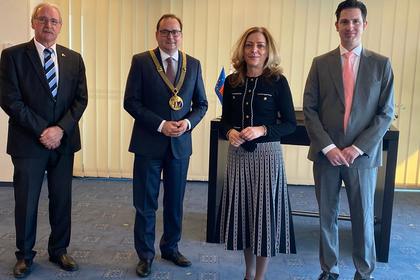 Besuch der Botschafterin Elena Shekerletova in Essen 
