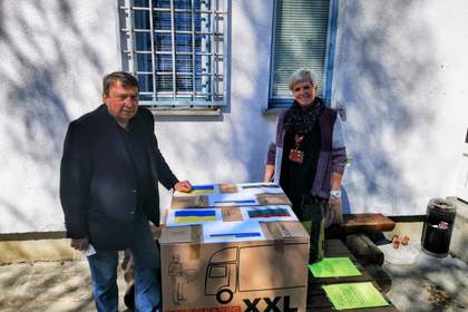 Посланик Червеняков връчи дарение за украински бежанци в Словения