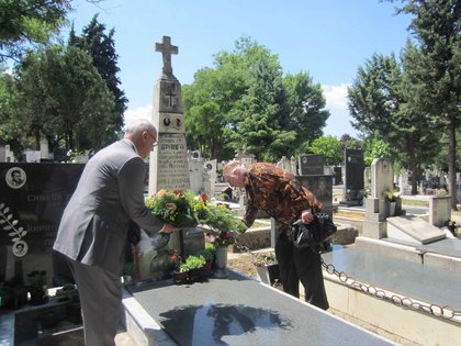 Честване на годишнина от смъртта на полковник Борис Дрангов в Скопие