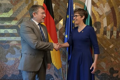 Deputy Minister Georgiev met with the German Minister of State for Europe and Climate at the Federal Ministry of Foreign Affairs of Germany Anna Luhrmann