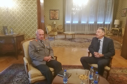 Посолство Белград бе домакин на среща на посланиците и военните аташета на страните членки на НАТО в Белград и генерал-лейтенант Ханс-Вернер Вирман, генерален директор на Международния военен щаб на НАТО