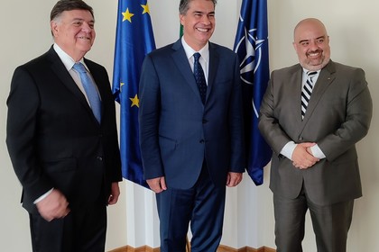 Meeting with the Governor of the Argentine province of Chaco, Jorge Capitanich 