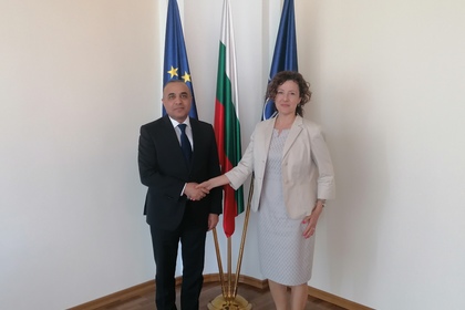 Deputy Minister Dimitrova met with the Vice-President of the OSCE Parliamentary Assembly and Special Representative for South-East Europe Azay Guliyev