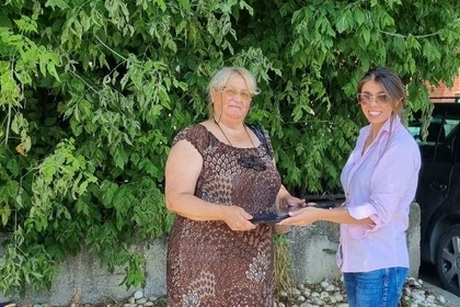 Посолството дари компютър за нуждите на Сдружението на родители на деца, болни от церебрална парализа в Република Северна Македония