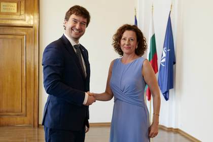 Deputy Minister Irena Dimitrova received the Ambassador of the Czech Republic to Sofia Lukasz Kautsky 