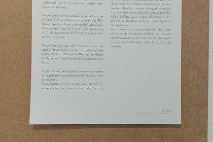 Камъчета от Перперикон представят България в изложба, посветена на световното културно богатство в гр. Еш сюр Алзет, Люксембург