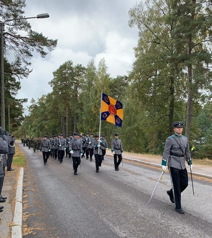 Celebrating the 210 -th anniversary of the establishment of the Finnish Guards Rifle Battalion