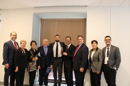 Делегация на Американския еврейски комитет посети Генералното консулство в Чикаго