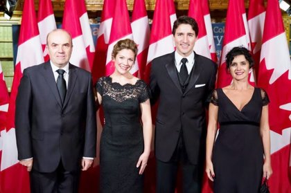 Коледен прием от министър-председателя на Канада Джъстин Трюдо
