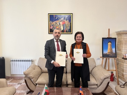 Ambassador Mr. Kalin Anastasov signed four Agreements for the provision of grant-in-aid