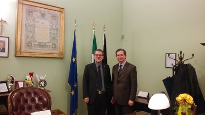 Среща на Генералния консул в Милано с кмета на град Маджента, регион Ломбардия