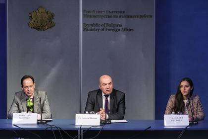 Министър Николай Милков очерта приоритетите на българската външна политика на пресконференция за медиите
