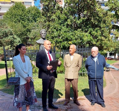 Възпоменателна церемония по повод 150 години от гибелта на Васил Левски 
