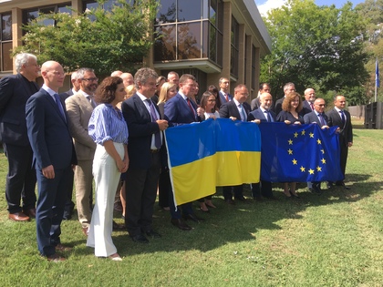 Actions in connection with the anniversary of the war in Ukraine