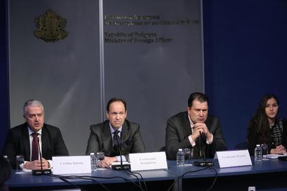 Deputy Minister Kostadin Kodzhabashev presented an update on the work of the MFA at a media briefing