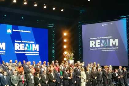 Minister Milkov participates in a ministerial meeting on the application of artificial intelligence in the military sphere in The Hague