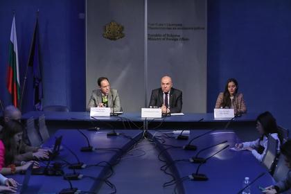 Minister Nikolay Milkov outlined the priorities of Bulgarian foreign policy at a press conference