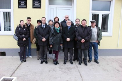 Посещение на посланик Ангел Димитров в село Скореновац