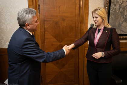 Среща между посланик Стефан Димитров и председателя на Скупщината,  Даниела Джурович