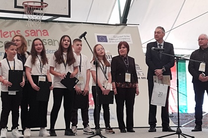 Церемония по откриване на проект „Mens Sana in Corpore Sano: Young Healthy Students“, финансиран по програмата Еразъм +