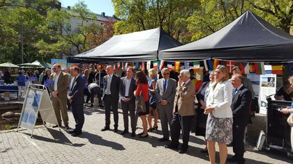 Тържествено отбелязване на Деня на Европа в Стокхолм  