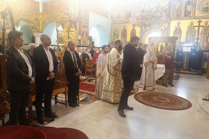 Генералният консул в Солун Антон Марков присъства на литургия в памет на славянски просветители Константин-Кирил и Методий