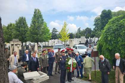 Ветерани и делегация на Министерството на отбраната на България посетиха Белград