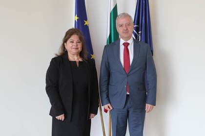 Meeting of Minister Ivan Kondov with the Ambassador of the Republic of Cuba, Marieta Garcia Jordan